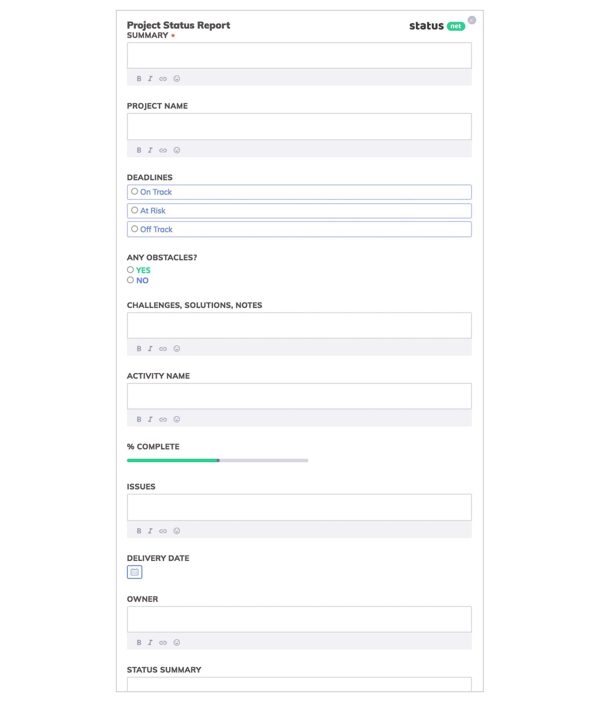 2 Easy Quarterly Progress Report Templates | Free Download Throughout Quarterly Status Report Template