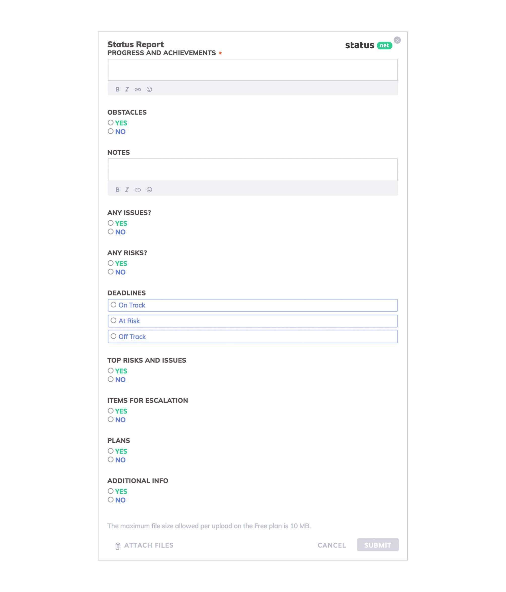 2 Really Simple Department Status Report Templates | Free Intended For Ir Report Template