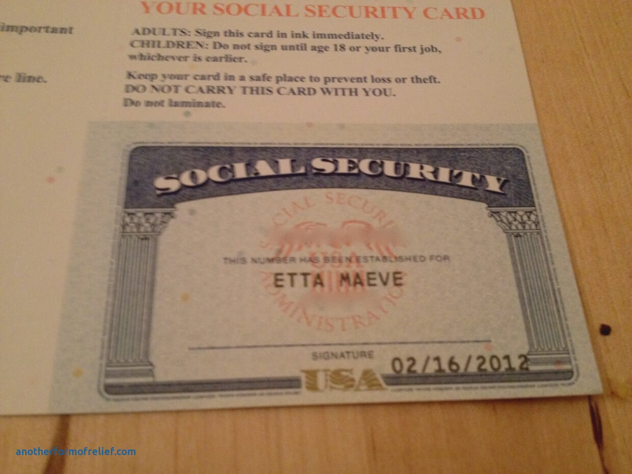 20+ Blank Social Security Card Template In Fake Social Security Card Template Download