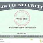 20+ Blank Social Security Card Template Inside Blank Social Security Card Template Download