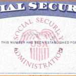 20+ Blank Social Security Card Template Inside Social Security Card Template Free