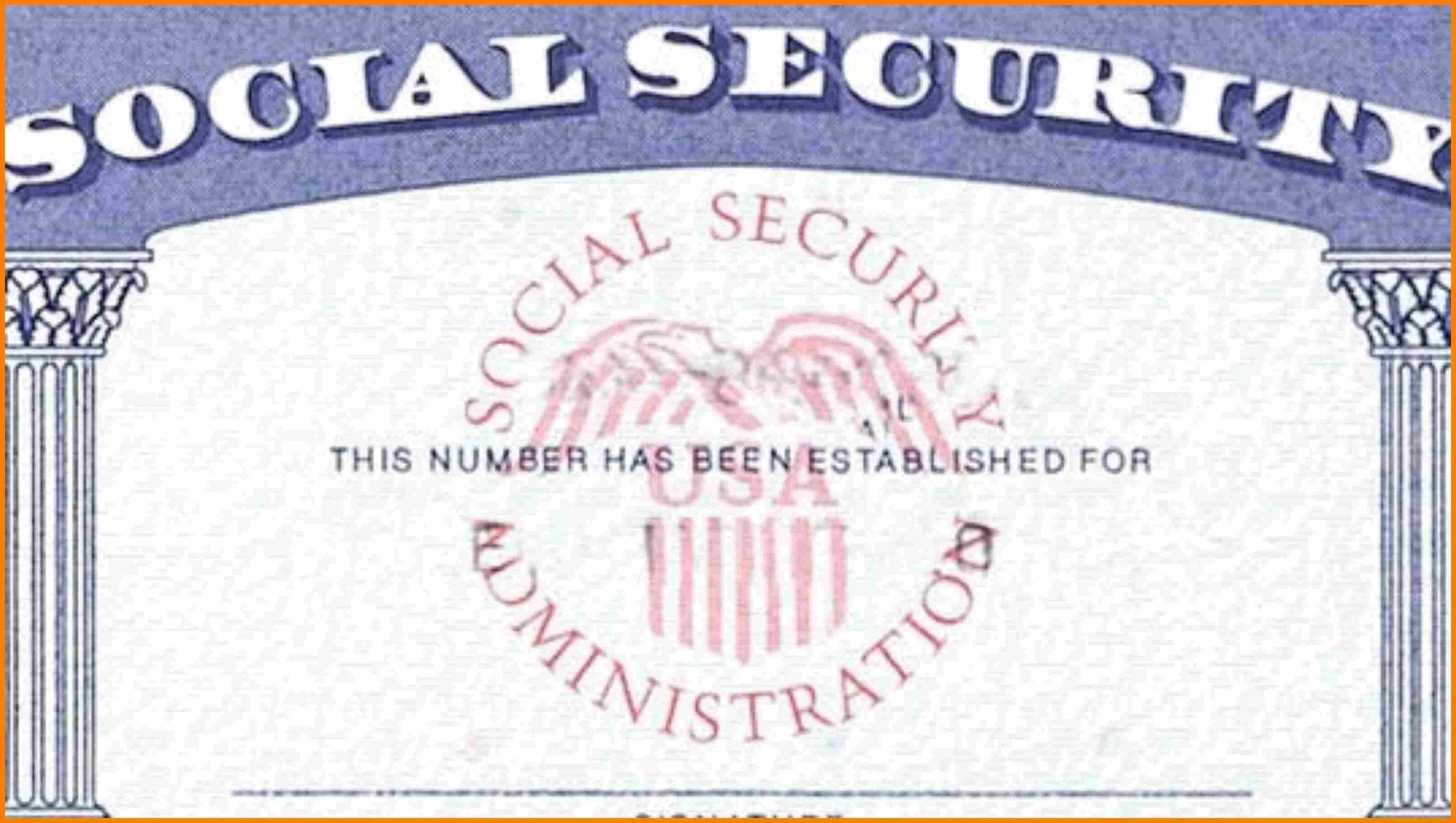 20+ Blank Social Security Card Template Inside Social Security Card Template Free