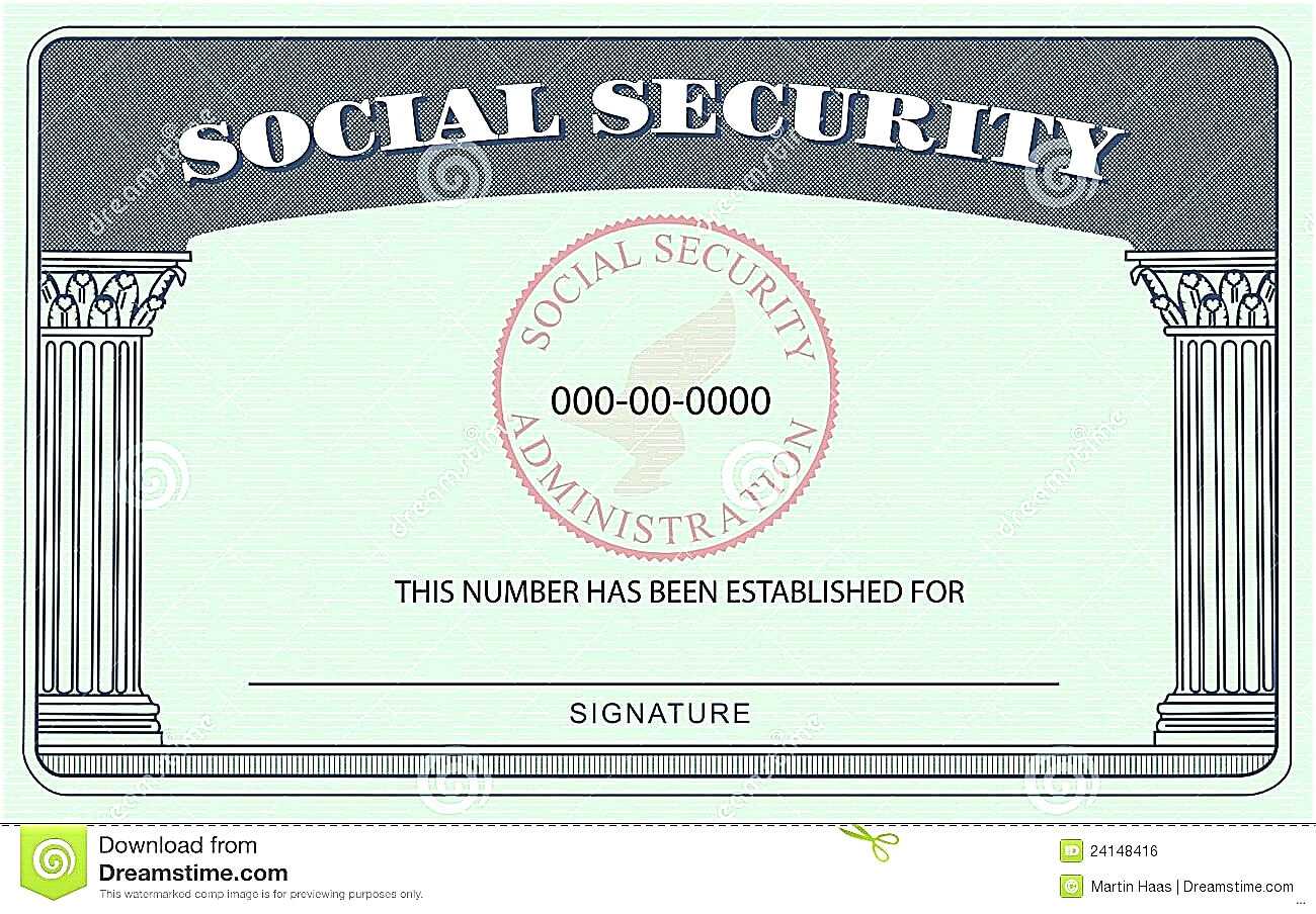 20+ Blank Social Security Card Template Pertaining To Social Security Card Template Download