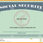 20+ Blank Social Security Card Template Regarding Blank Social Security Card Template