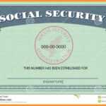 20+ Blank Social Security Card Template Regarding Blank Social Security Card Template