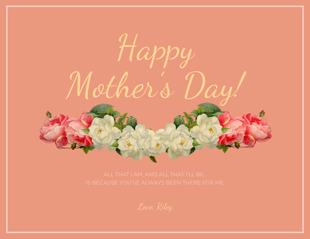 20+ Creative Mother's Day Card Templates [Plus Design Tips Inside Mothers Day Card Templates
