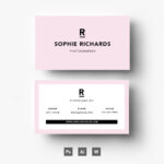20 Examples Of A Stylish Business Card Photoshop Template Regarding Photoshop Name Card Template