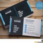 20+ Free Business Card Templates Psd - Download Psd regarding Name Card Design Template Psd