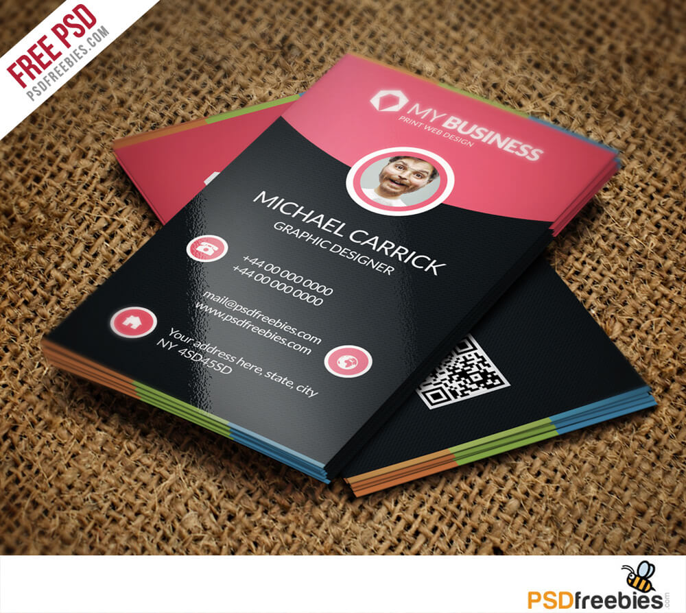 20+ Free Business Card Templates Psd – Download Psd With Regard To Visiting Card Templates For Photoshop