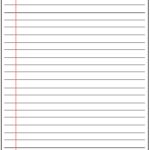 20+ Free Printable Blank Lined Paper Template In Pdf & Word With Microsoft Word Lined Paper Template
