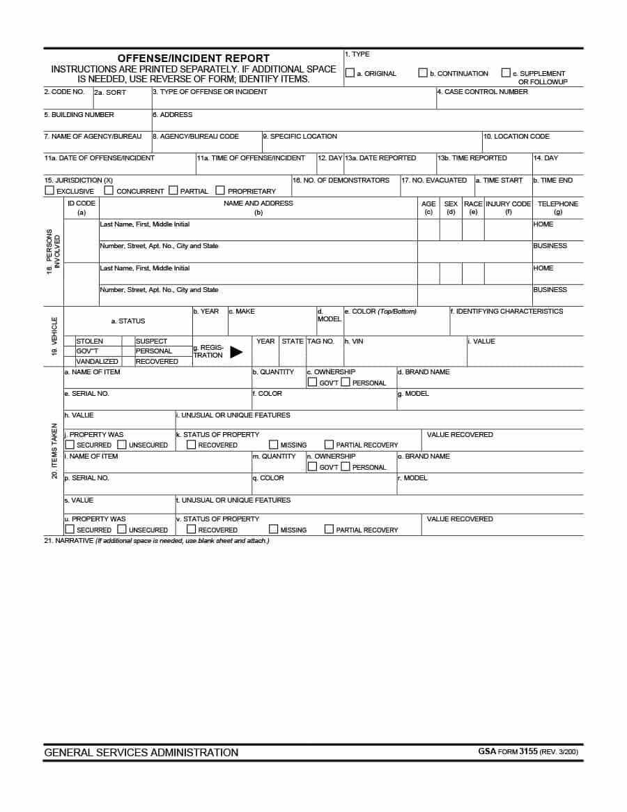 20+ Police Report Template & Examples [Fake / Real] ᐅ For Fake Police Report Template