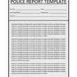 20+ Police Report Template & Examples [Fake / Real] ᐅ Inside Country Report Template Middle School