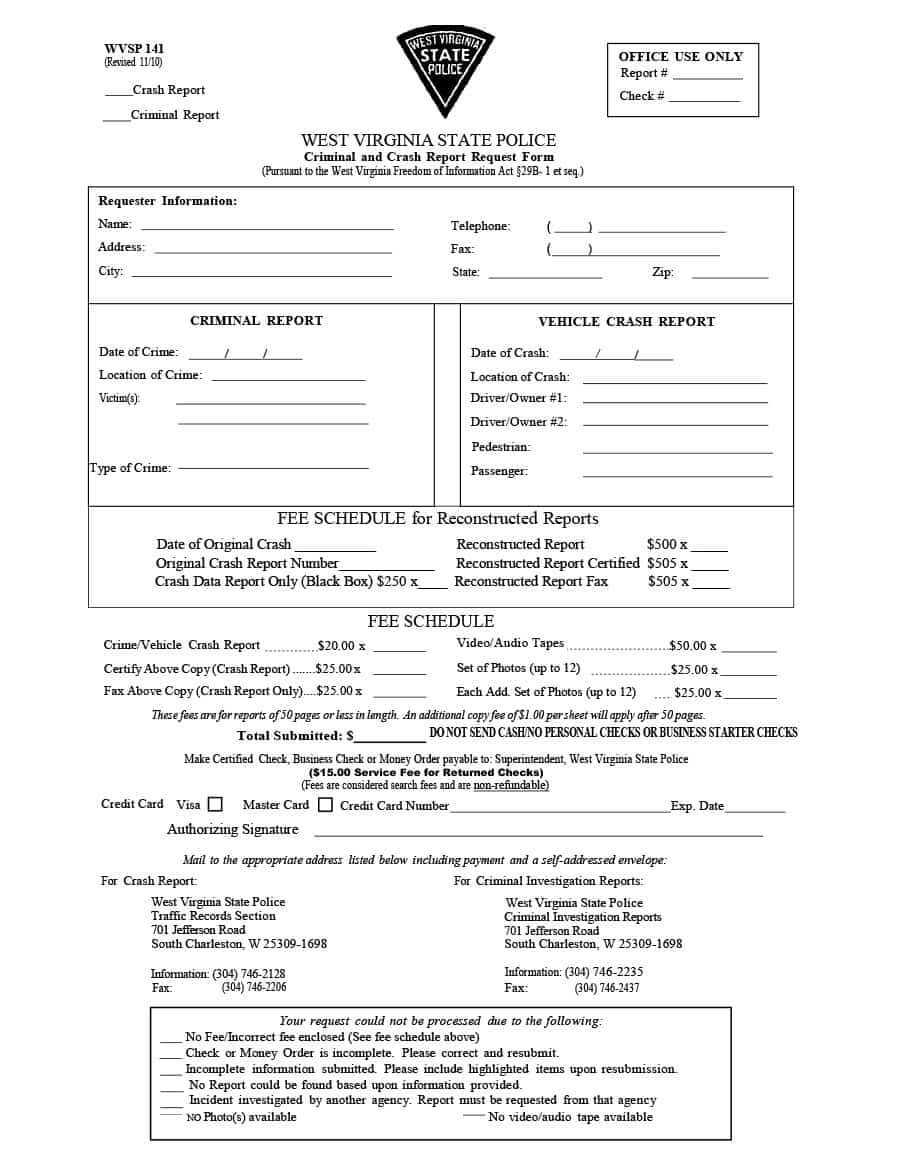 20+ Police Report Template & Examples [Fake / Real] ᐅ Intended For Fake Police Report Template