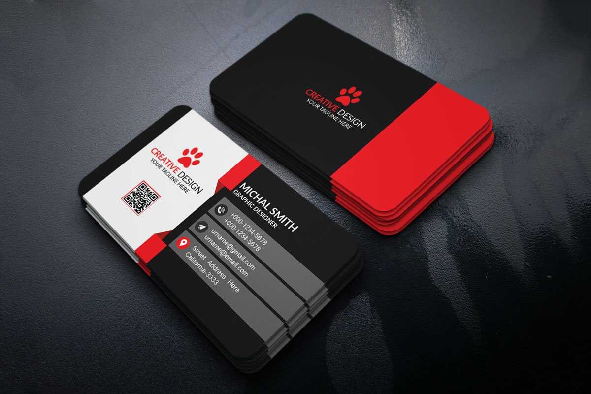 200 Free Business Cards Psd Templates – Creativetacos For Calling Card Template Psd