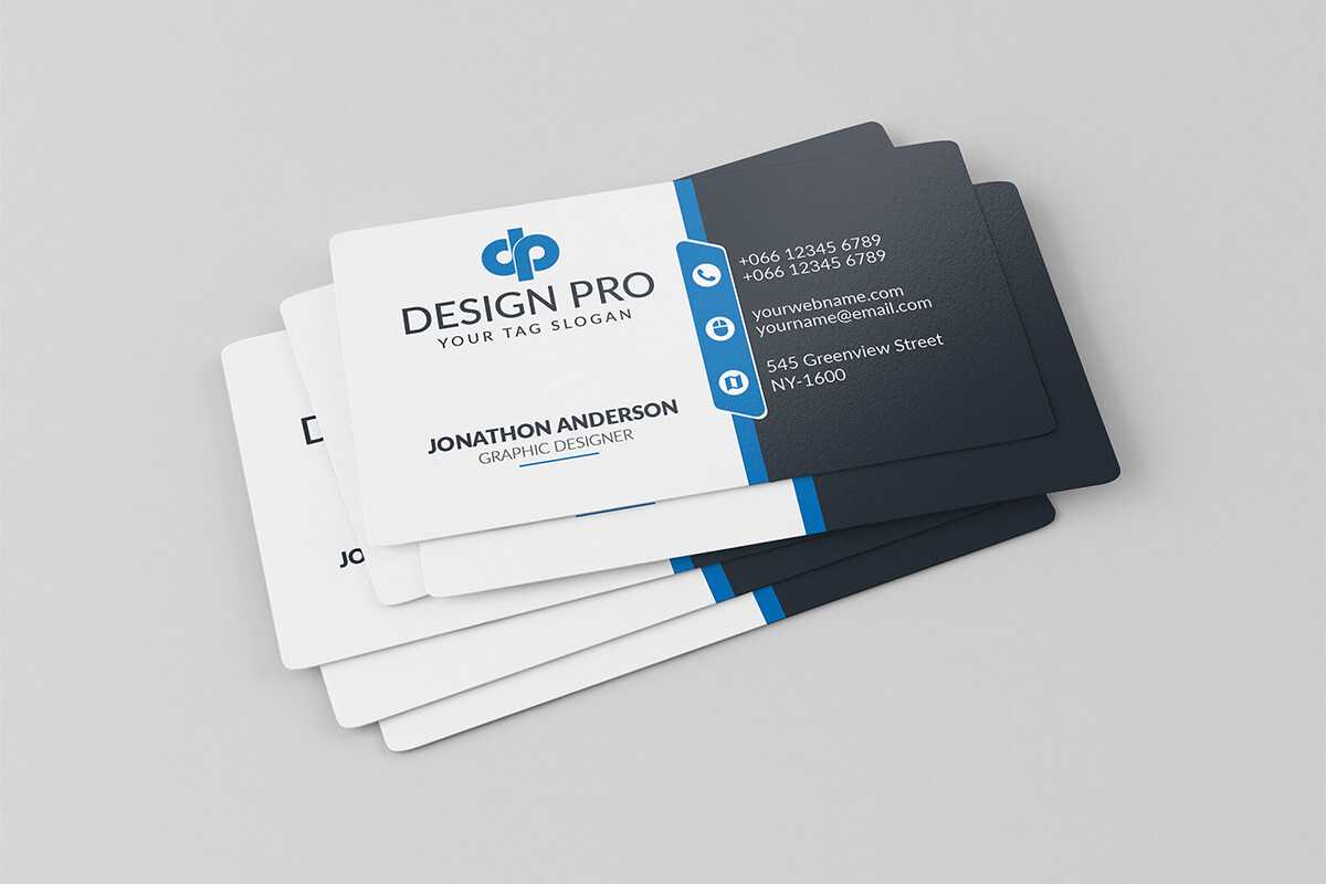 200 Free Business Cards Psd Templates – Creativetacos For Name Card Template Psd Free Download