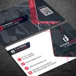 200 Free Business Cards Psd Templates - Creativetacos inside Visiting Card Psd Template Free Download