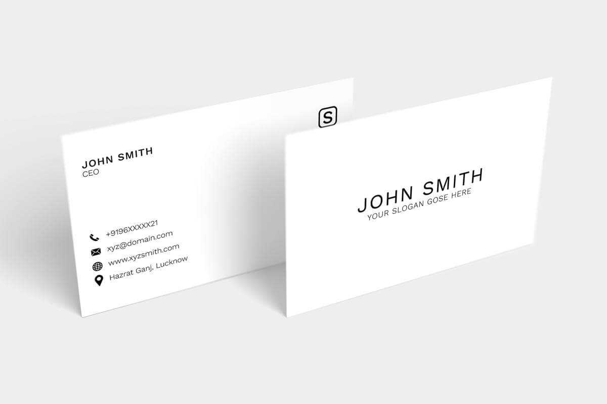 200 Free Business Cards Psd Templates - Creativetacos Pertaining To Name Card Template Photoshop