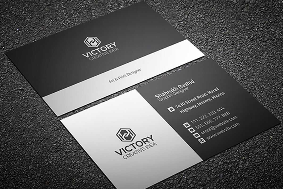 200 Free Business Cards Psd Templates – Creativetacos Throughout Visiting Card Psd Template