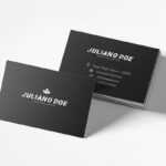 200 Free Business Cards Psd Templates – Creativetacos With Name Card Design Template Psd