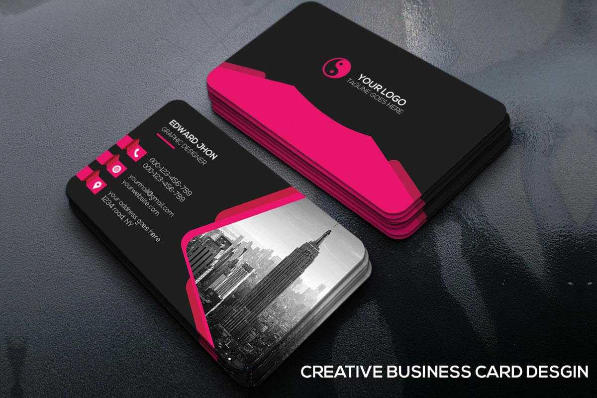 200 Free Business Cards Psd Templates – Creativetacos Within Free Bussiness Card Template