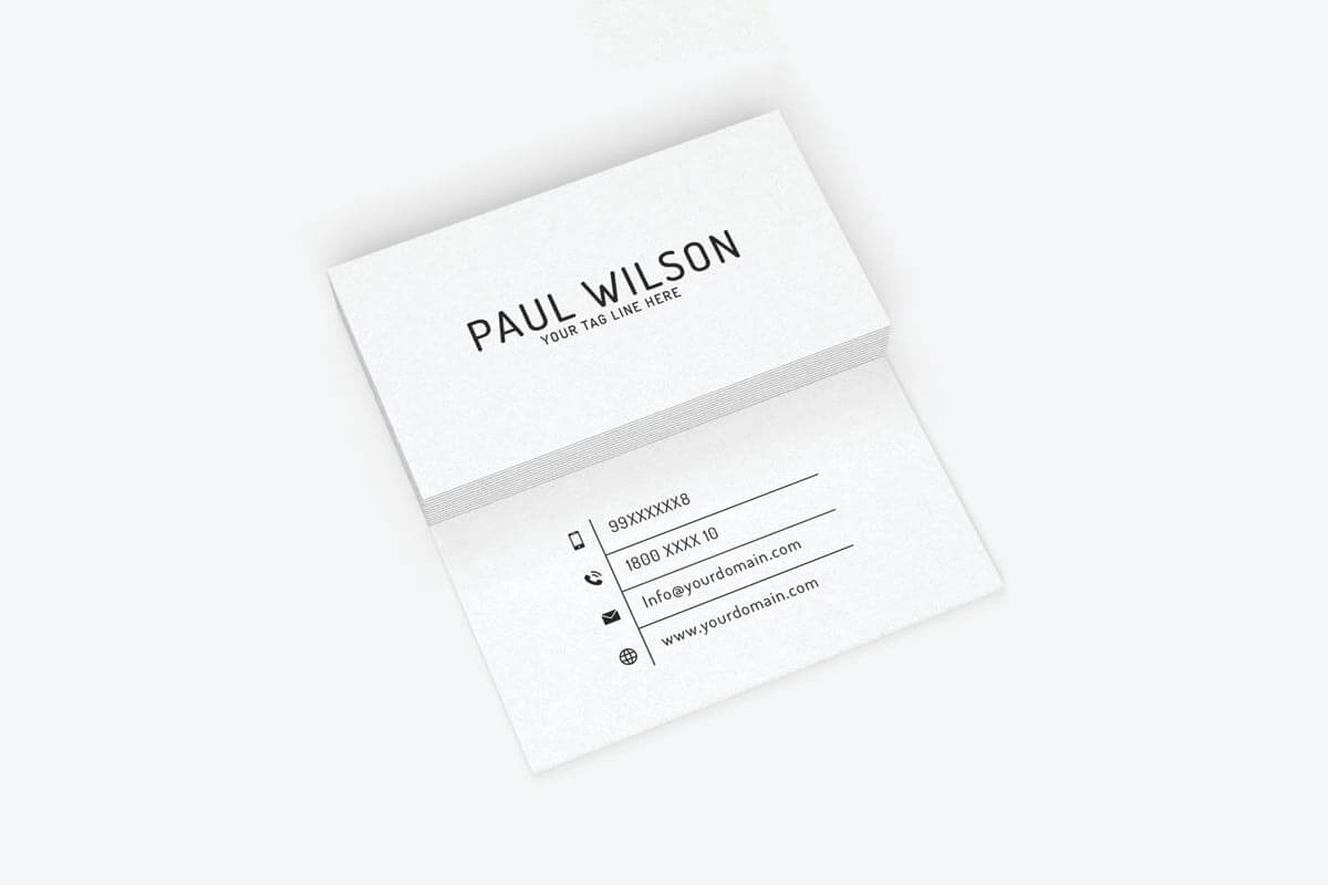 200 Free Business Cards Psd Templates – Creativetacos Within Name Card Template Photoshop