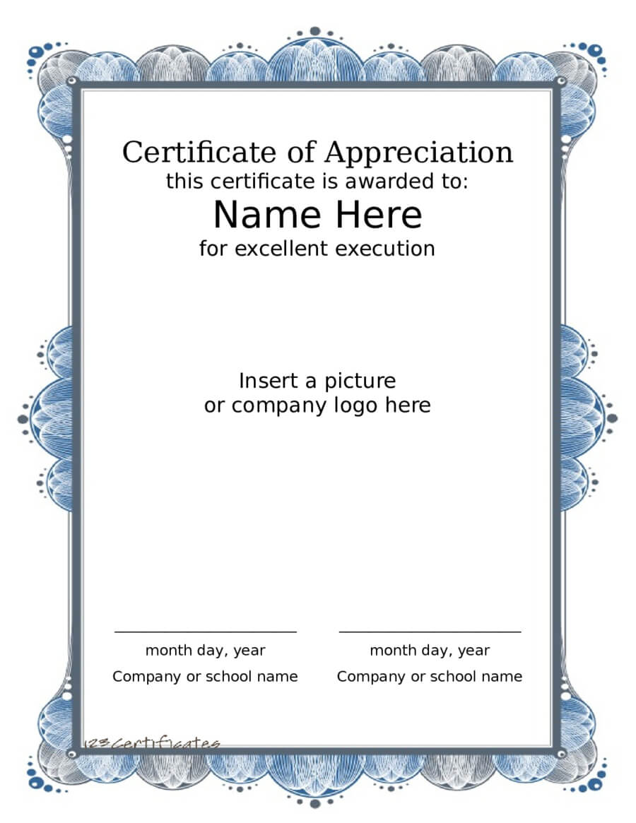 2019 Award Certificate - Fillable, Printable Pdf & Forms Intended For Farewell Certificate Template