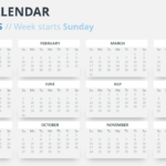 2019 Calendar Powerpoint Templates Pertaining To Powerpoint Calendar Template 2015