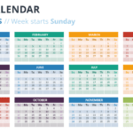 2019 Calendar Powerpoint Templates Within Microsoft Powerpoint Calendar Template