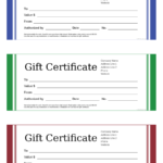 2019 Gift Certificate Form – Fillable, Printable Pdf & Forms Regarding Fillable Gift Certificate Template Free