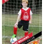 2019 Soccer Card Template. Perfect For Trading Cards For Your Team. For Use  In Photoshop. Easily Change Colors And Wording. Inside Soccer Trading Card Template