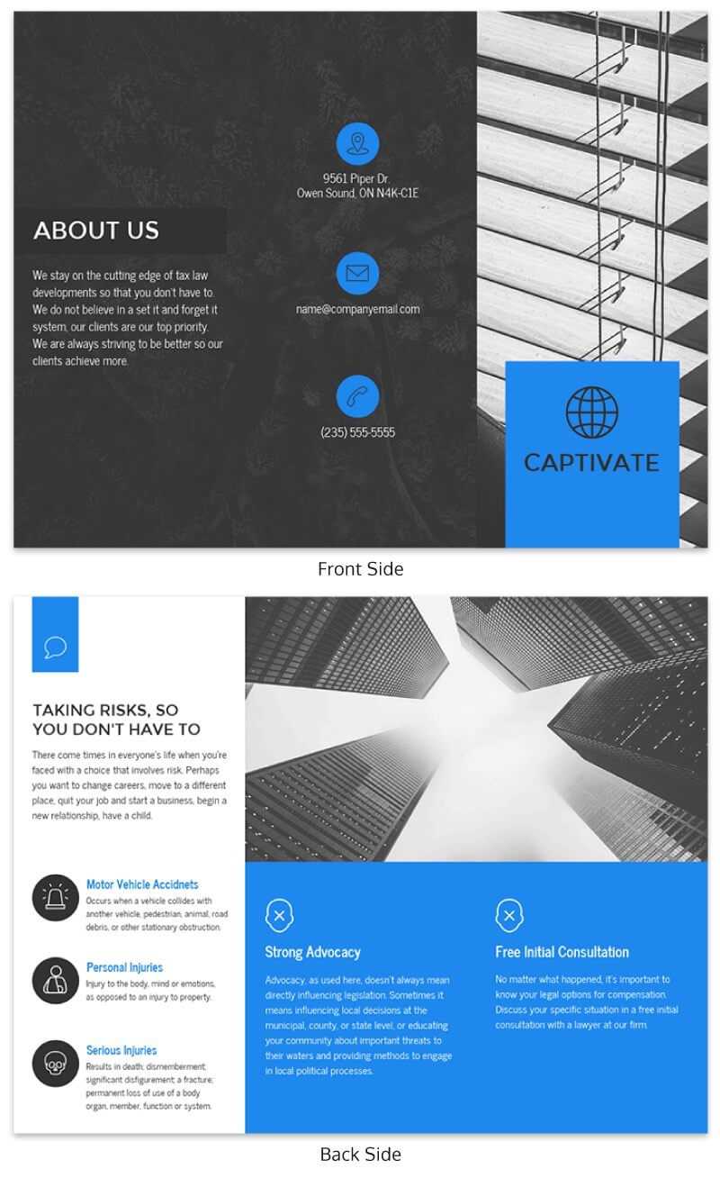 21 Brochure Templates And Design Tips To Inform Your Intended For One Page Brochure Template