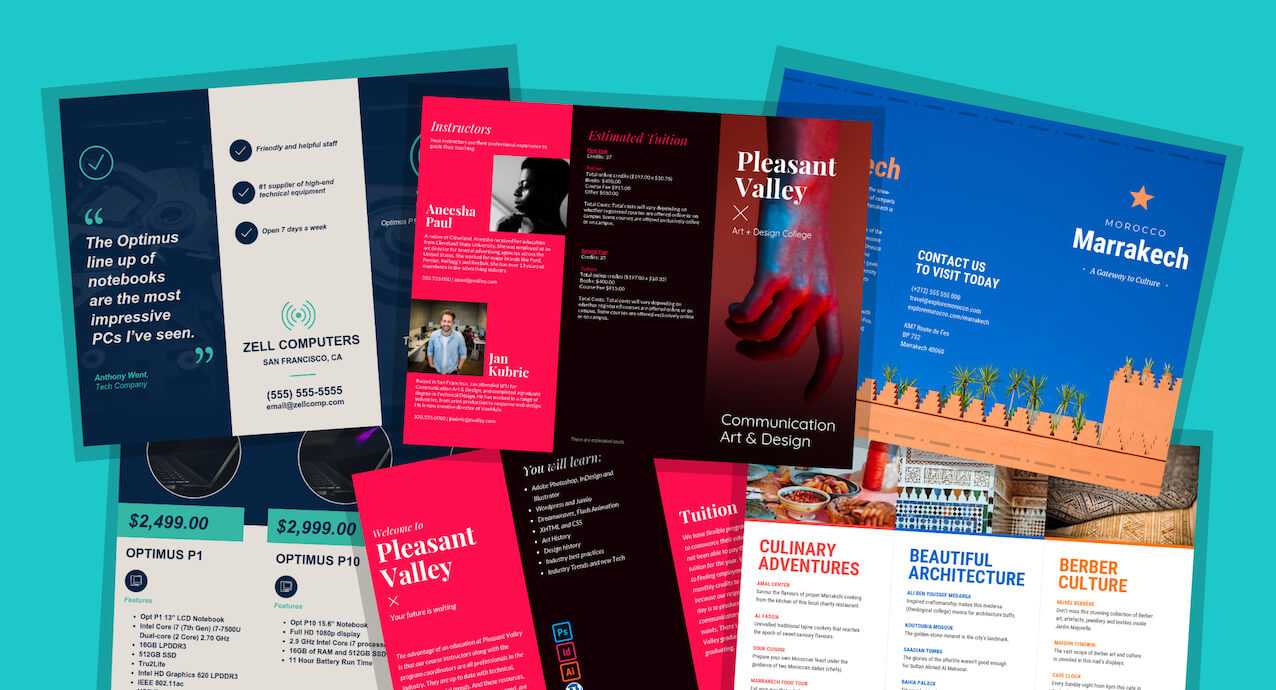 21 Brochure Templates And Design Tips To Inform Your Within Good Brochure Templates