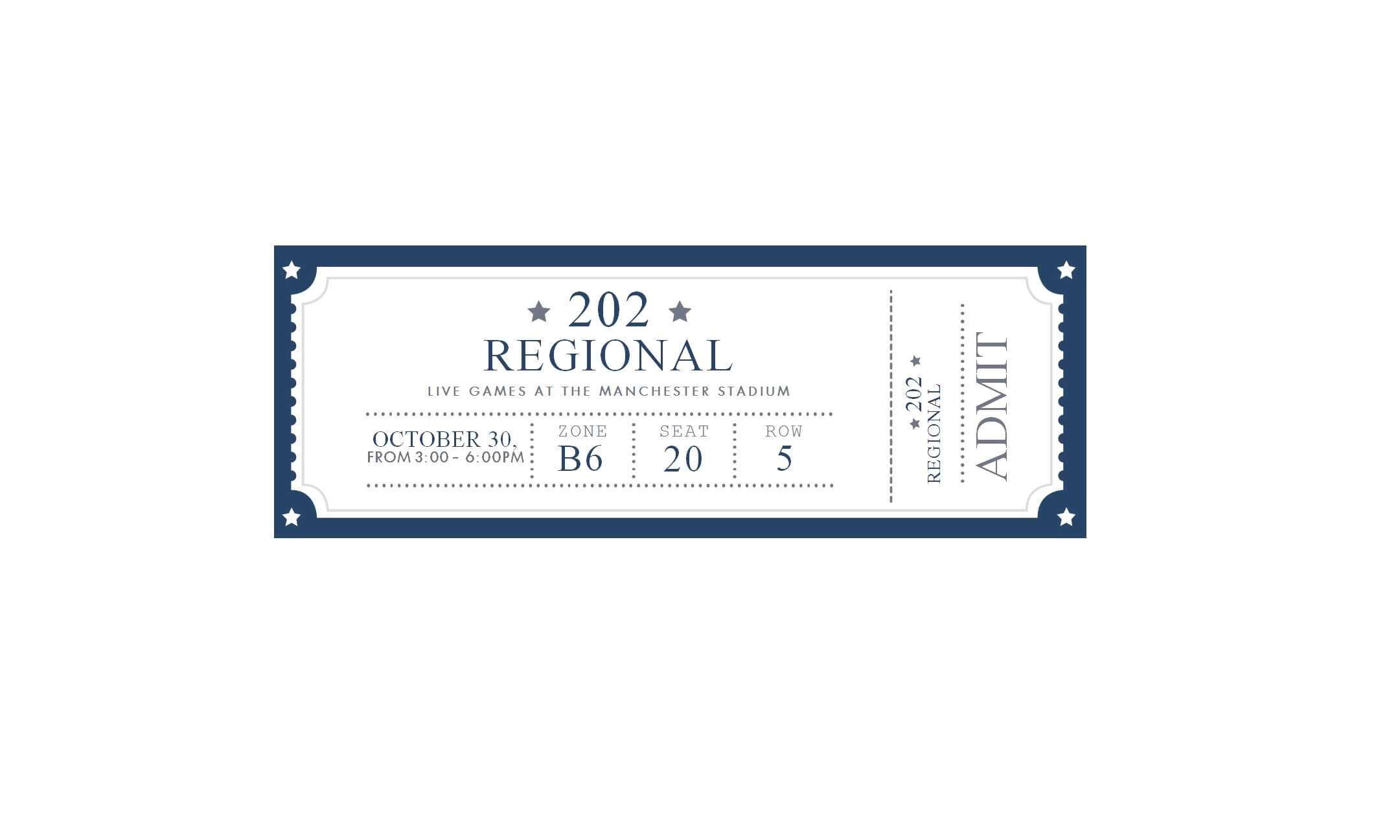 22 Free Event Ticket Templates (Ms Word) ᐅ Template Lab Pertaining To Blank Admission Ticket Template