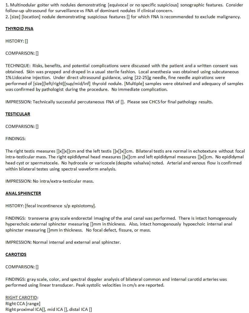 22 Images Of Mri Report Template Spinal Metastasis | Zeept With Carotid Ultrasound Report Template