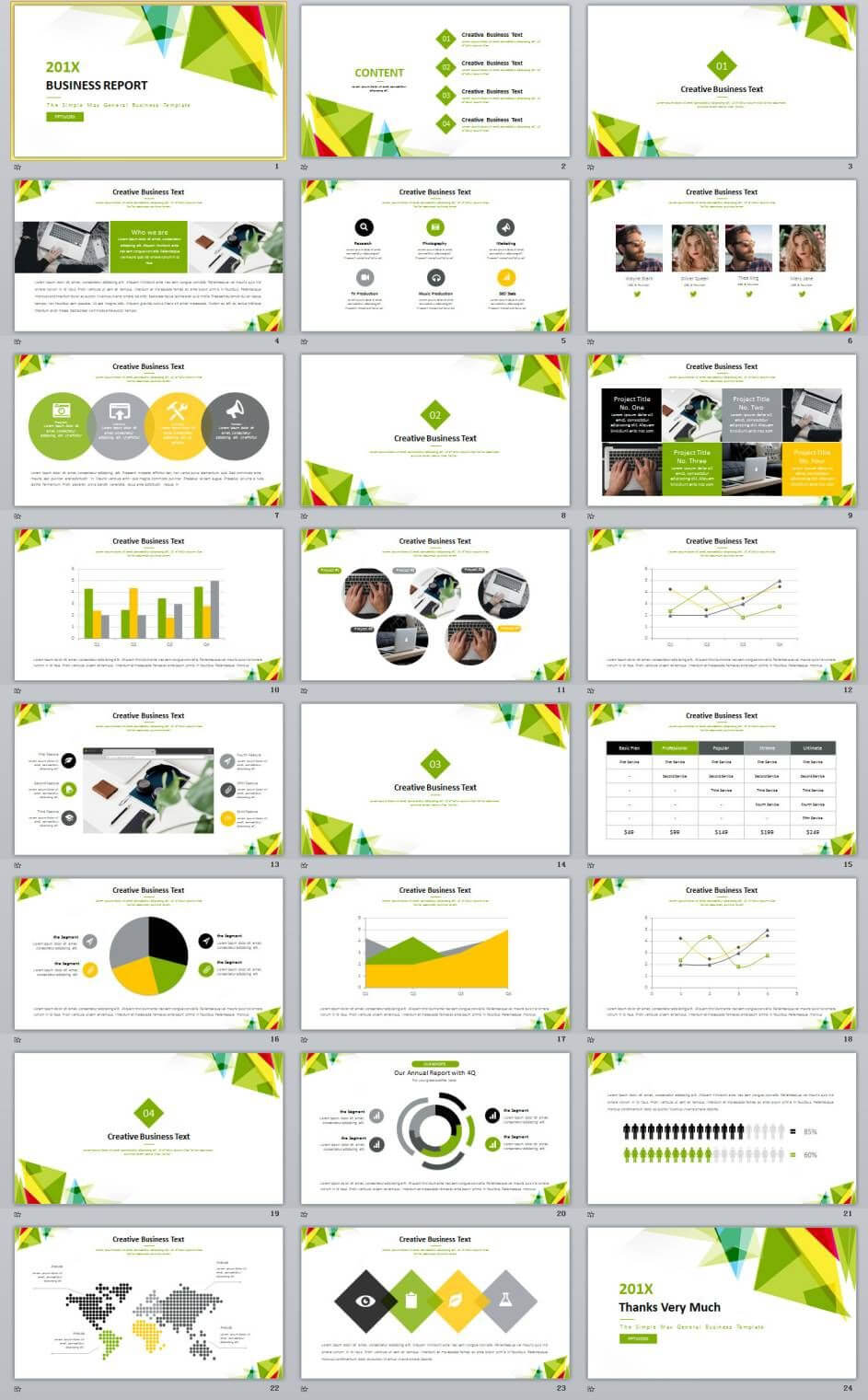 24+ Simple Business Report Powerpoint Templates | Book For Simple Business Report Template
