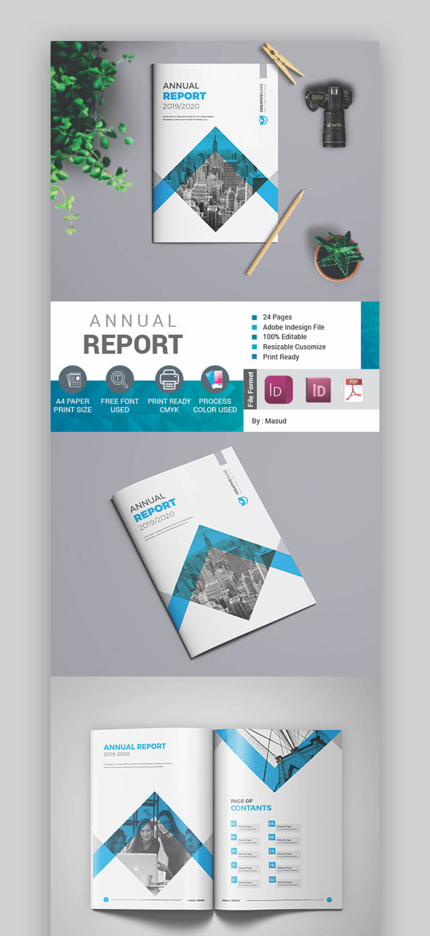 25+ Annual Report Templates – With Awesome Indesign Layouts Inside Free Annual Report Template Indesign