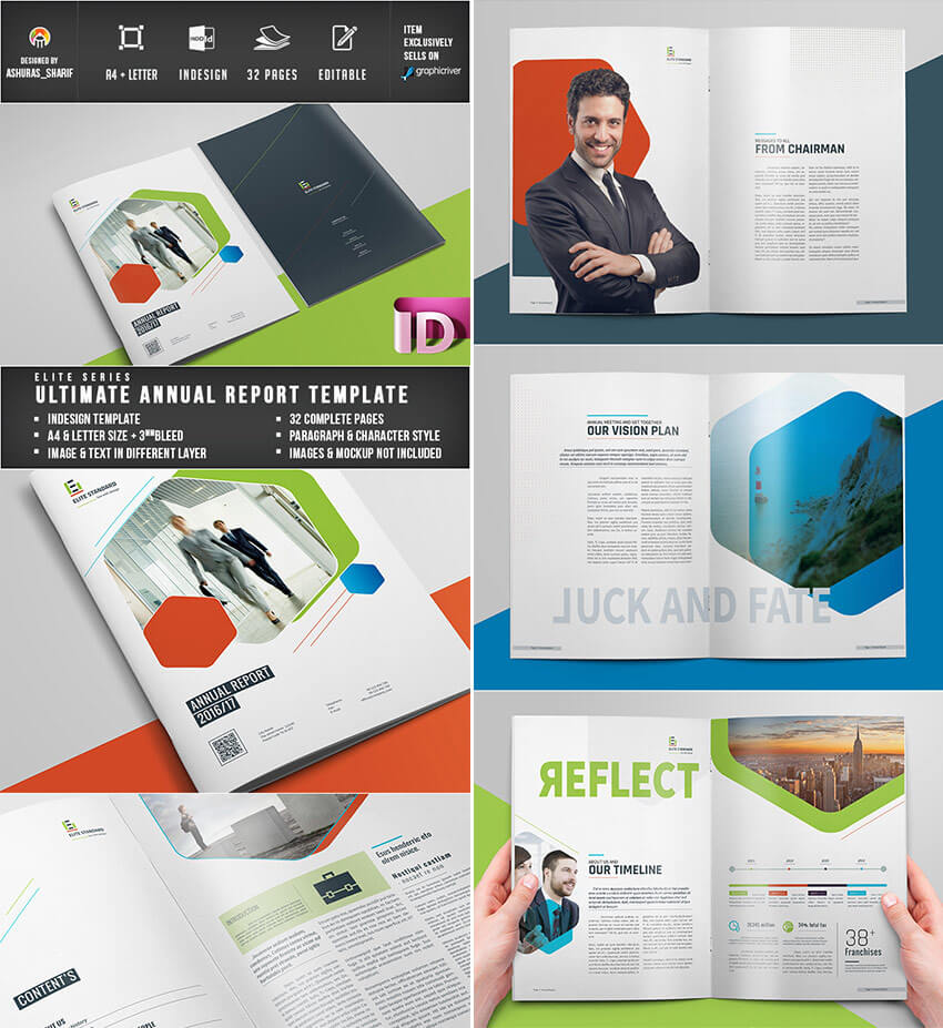 25+ Annual Report Templates – With Awesome Indesign Layouts Throughout Annual Report Word Template