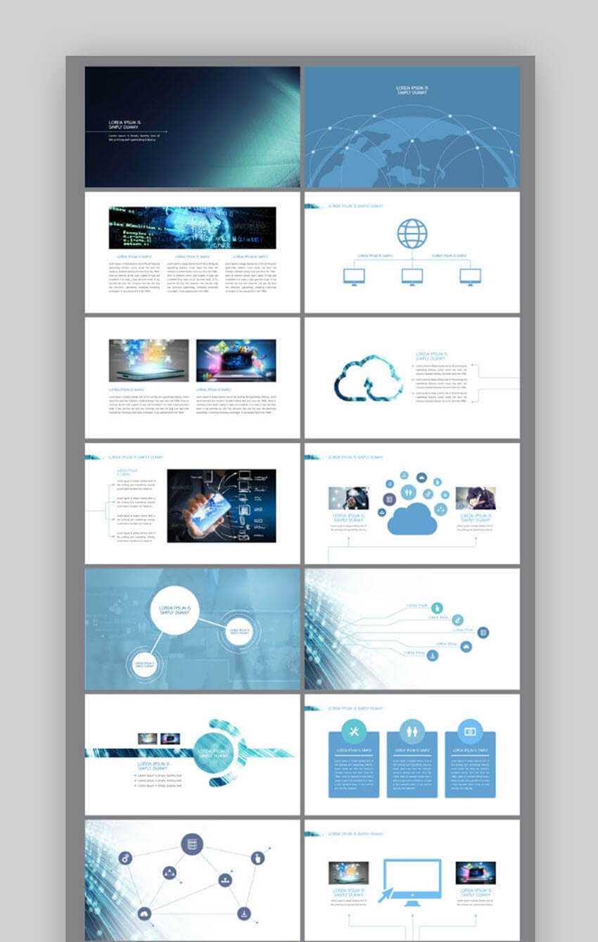 25 Best Science & Technology Powerpoint Templates With High Throughout Powerpoint Templates For Technology Presentations