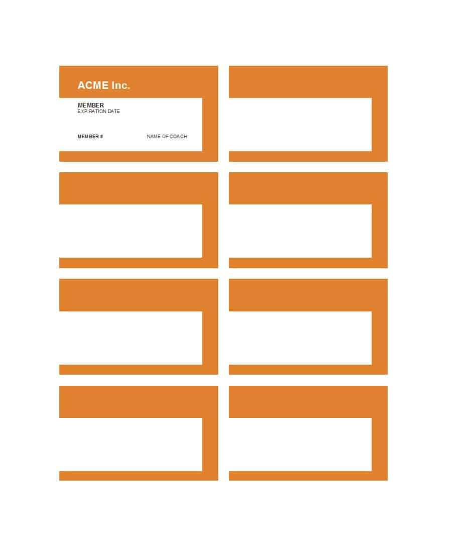 25 Cool Membership Card Templates &amp; Designs (Ms Word) ᐅ for Template For Membership Cards