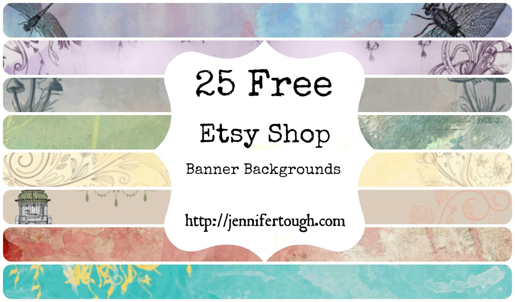 25 Free Etsy Banner Backgrounds! | Business Stuff | Etsy pertaining to Free Etsy Banner Template