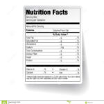25 Images Of Empty Nutrition Label Template | Vanscapital Within Blank Food Label Template