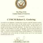 25 Images Of Military Retirement Flag Certificate Template Regarding Retirement Certificate Template