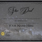 25 Images Of Name A Star Certificate Template | Bfegy For Star Naming Certificate Template