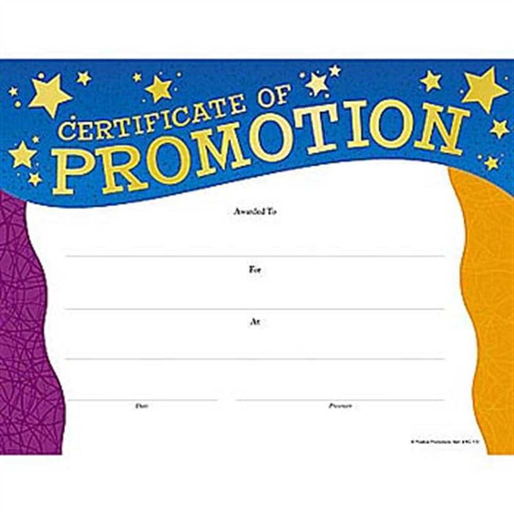 25 Images Of Printable Promotion Certificate Template With Regard To Promotion Certificate Template