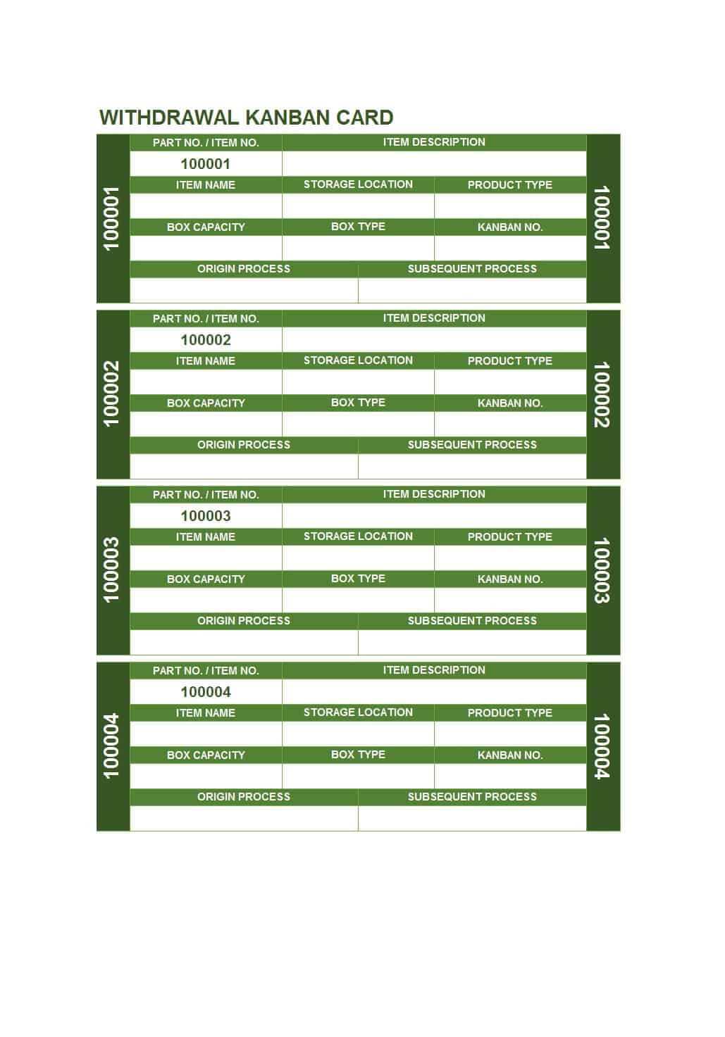 25 Printable Kanban Card Templates (& How To Use Them) ᐅ Inside Kanban Card Template