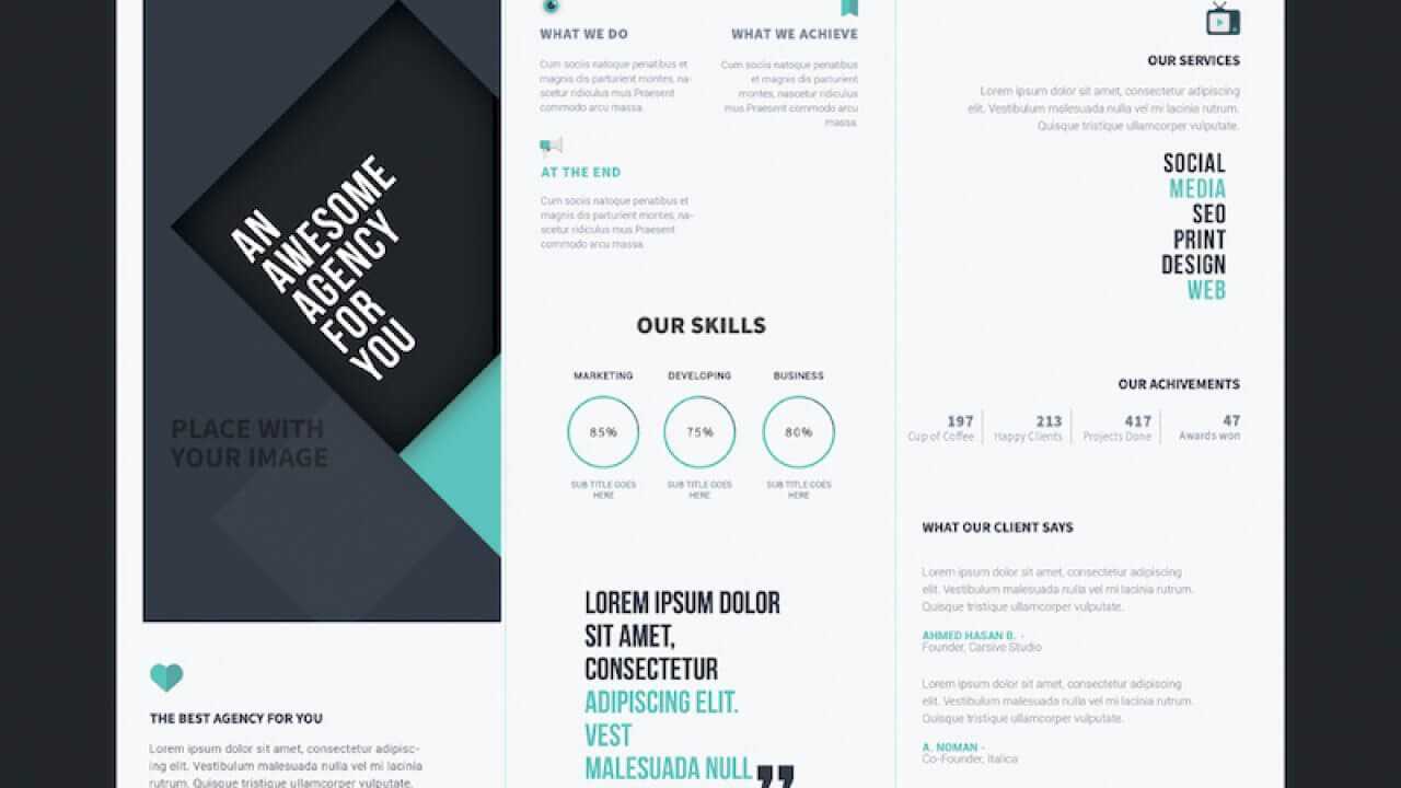 25 Tri Fold Brochure Templates – Psd, Ai & Indd (Free Pertaining To Tri Fold Brochure Template Illustrator Free