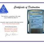 26 Images Of Attestation Of Data Destruction Template Matyko In Hard Drive Destruction Certificate Template