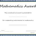 26 Images Of Calculus Certificate Template Free | Unemeuf Intended For Math Certificate Template