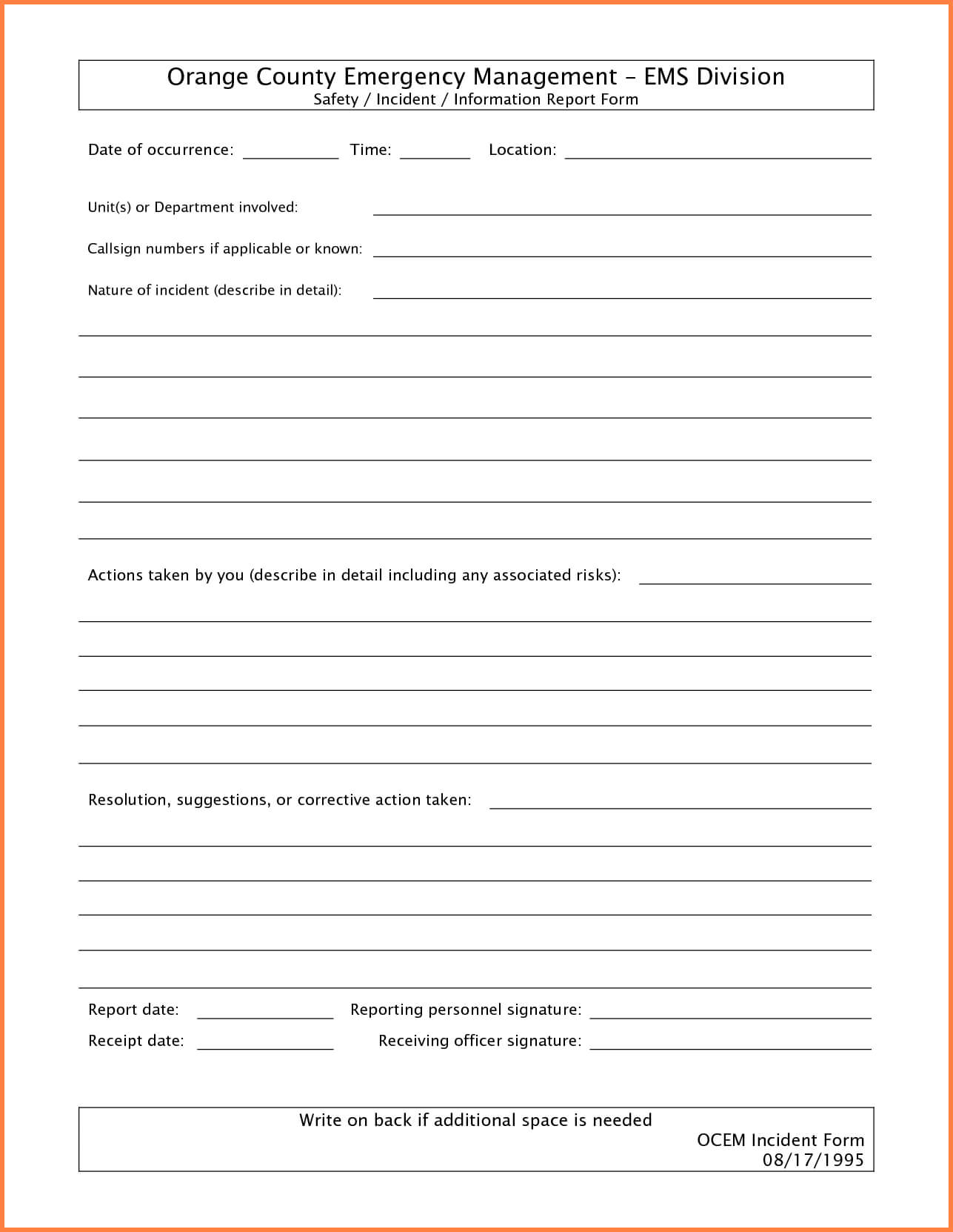 26 Images Of Free Blank Police Report Template | Unemeuf With Regard To Blank Police Report Template