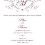 27+ Beautiful Photo Of Free Printable Wedding Invitations Throughout Free Dinner Invitation Templates For Word